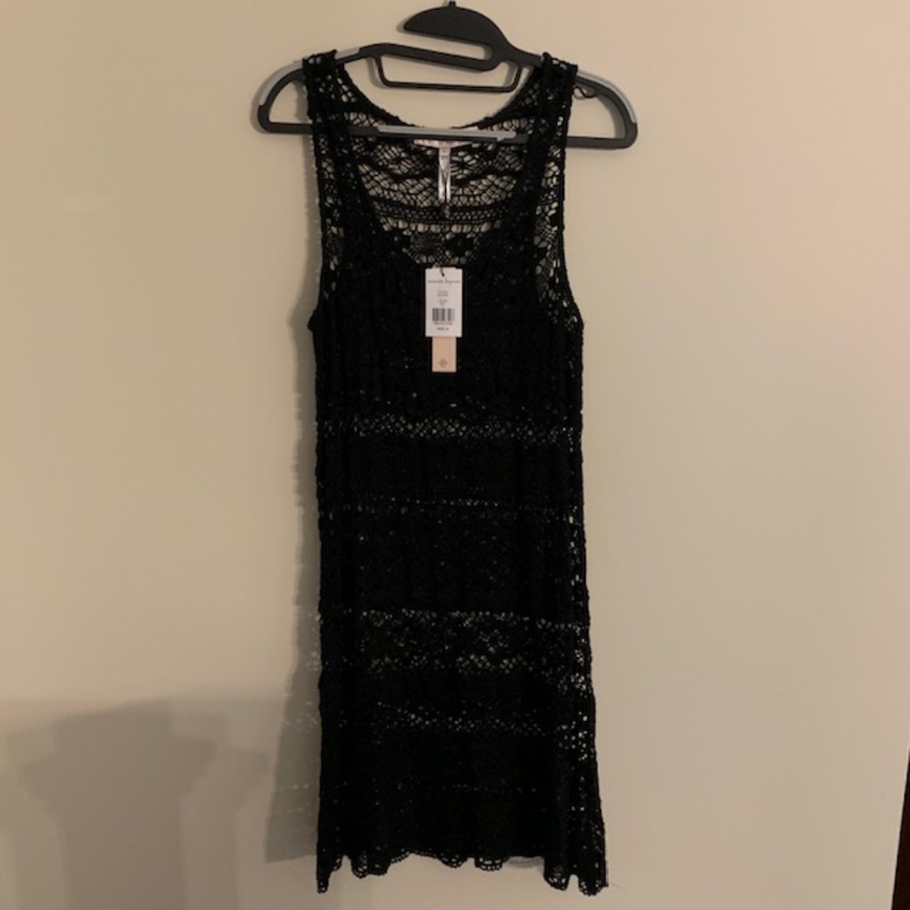 SOLD NANETTE LEPORE SWIM Black cover up Sz: M NWT